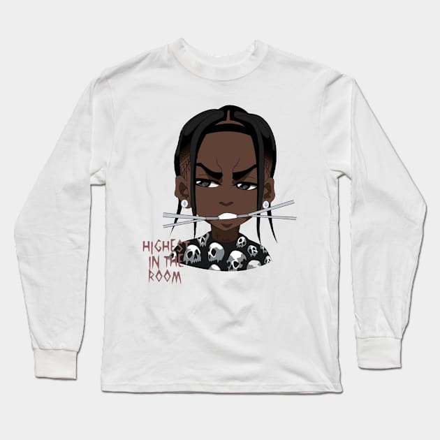 Anime Scott Long Sleeve T-Shirt by Street Style (Print Designer)